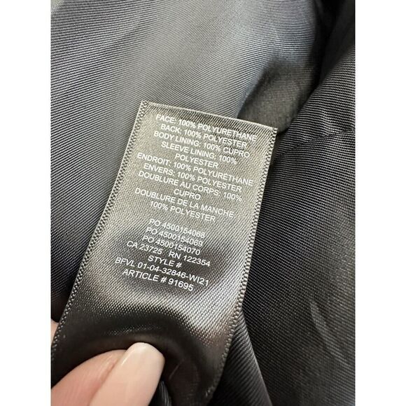 Babaton Dark Leather Jacket - Picture 12 of 13